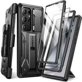 tongate-etui-360-do-samsung-galaxy-s25-ultra-stojak-klips-szklo-lcd-czarne