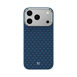 benks-armorgrid-kevlar-etui-magsafe-do-iphone-17-pro-karbonowe-niebieskie