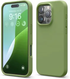 lisen-silikonowe-etui-magsafe-do-iphone-16-pro-matowe-zielone