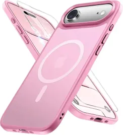 miracase-etui-magsafe-do-iphone-17-air-matowe-rozowe-szklo-lcd