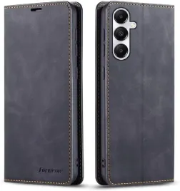 forwenw-etui-skorzane-do-samsung-galaxy-s25-portfel-stojak-czarny-szklo