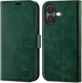 ocase-etui-skorzane-z-klapka-do-iphone-16-portfel-rfid-ciemny-zielony