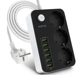 aofo-k1603-listwa-zasilajaca-3-gniazda-6x-usb-2500w-250v-10a-16m