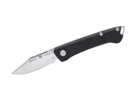 noz-skladany-buck-250-saunter-clip-point-black-micarta-slipjoint