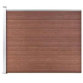 vidaxl-panel-ogrodzeniowy-z-wpc-175x146-cm-brazowy