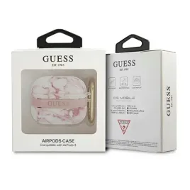 guess-pokrowiec-do-airpods-3-marble-strap-collection-rozowy-z-paskiem