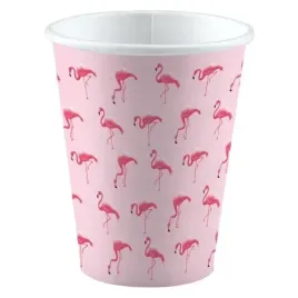 kubki-papierowe-flamingi-250ml-8szt