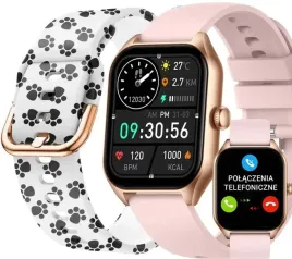 smartwatch-dziewczecy-rubicon-sms-kroki-polskie-menu-2-paski-w-komplecie