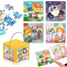 puzzle-4w1-moje-zawody-listonosz-lekarz-policjant-strazak-ukladanki