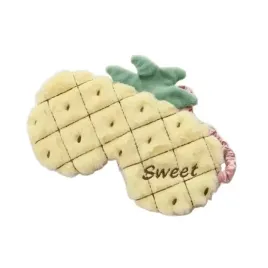 maska-do-spania-futrzana-ananas-zolte-sweet-opk05