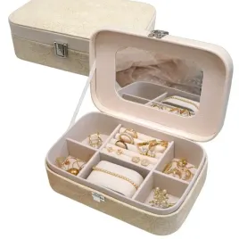 szkatulka-na-bizuterie-etui-organizer-pudelko-kremowa-koronka-pd157k