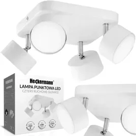 lampa-punktowa-led-heckermann-8795318a-biala-4x-glowica