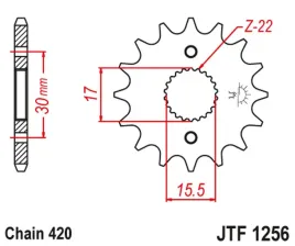 zebatka-przednia-jt-jtf1256-13-honda-crf-50f-xr-50-stalowa-wytrzymala