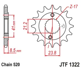 zebatka-przednia-jt-jtf1322-13-honda-xr-400-trx-400-stalowa-wytrzymala