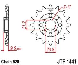 zebatka-przednia-jt-jtf1441-15-suzuki-rmz-450-stalowa-wytrzymala-mocna