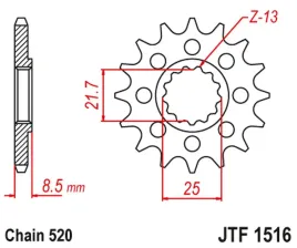 zebatka-przednia-jt-jtf1516-16-kawasaki-zx-10r-04-18-stalowa-wytrzymala