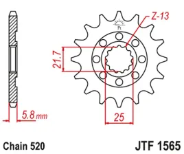 zebatka-przednia-jt-jtf1565-13-kawasaki-kxf-450-klx-450-stalowa-wytrzymala