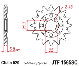 zebatka-przednia-jt-jtf1565-13sc-kawasaki-kxf-450-klx-450-stalowa