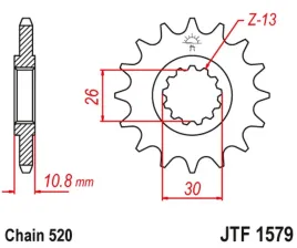 zebatka-przednia-jt-jtf1579-16-579m-16-yamaha-yzf-r1-fz-1-stalowa