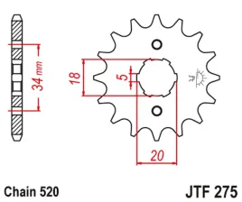 zebatka-przednia-jt-jtf275-15-honda-cb-175-xl-175-cb-200-t-stalowa