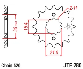zebatka-przednia-jt-jtf280-13-honda-xl-250-s-m-n-ax-1-stalowa-wytrzymala