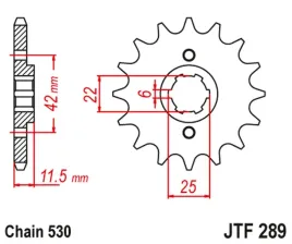 zebatka-przednia-jt-jtf289-16-honda-ft-500-stalowa-wytrzymala-mocna