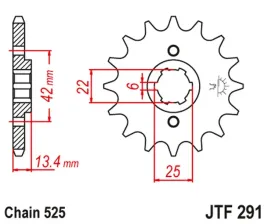zebatka-przednia-jt-jtf291-15-honda-cb-450s-stalowa-wytrzymala-mocna