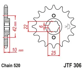 zebatka-przednia-jt-jtf306-14-honda-nx-650-dominator-stalowa-wytrzymala