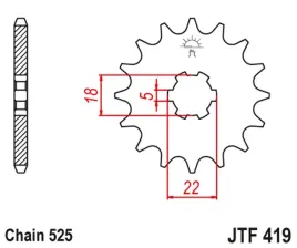 zebatka-przednia-jt-jtf419-15-suzuki-gt-250-ts-250-stalowa-wytrzymala