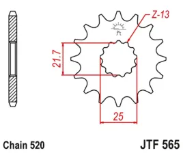 zebatka-przednia-jt-jtf565-17-suzuki-gs500e-stalowa-wytrzymala-mocna