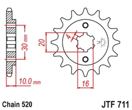 zebatka-przednia-jt-jtf711-14-cagiva-125-w8-freccia-planet-mito-stalowa