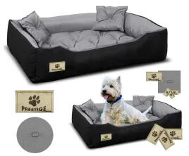 legowisko-dla-psa-kojec-prestige-55x45-cm-wodoodporne-szare