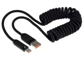 kabel-do-ladowania-i-synchronizacji-spiralny-50-180cm-usbgreaterusb-c-100w-czarny