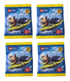 lego-city-minifigure-polybag-4x-police-officer-with-jet-ski-952408