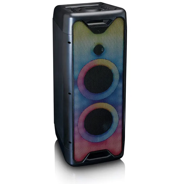 PRZENOŚNY GŁOŚNIK IMPREZOWY BLUETOOTH RADIO FM LED ANIMACJE GŁOŚNY 100W TWS