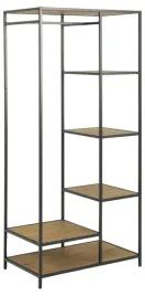regal-seaford-dab-czarny-metalowy-5-polek-industrial