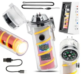 zapalniczka-plazmowa-usb-lukowa-kompas-latarka-kemping-wodoodporna-led-cob