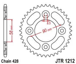 zebatka-tylna-jt-jtr1212-35-honda-110-wawe-astrea-grand-125-innova-stalowa