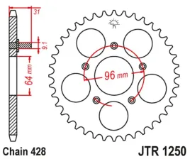 zebatka-tylna-jt-jtr1250-56-honda-nx-125-stalowa-wytrzymala-mocna