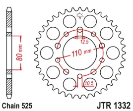 zebatka-tylna-jt-jtr1332-45zbk-honda-vt-600c-shadow-xrv-750-africa-stalowa
