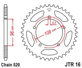 zebatka-tylna-jt-jtr16-40-apriliatuareg-tuareg-wind-gilera-125-xr-1-stalowa