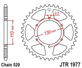 zebatka-tylna-jt-jtr1977-45-honda-xr-200-xl-250-stalowa-wytrzymala