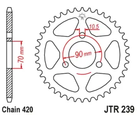zebatka-tylna-jt-jtr239-40-honda-mtx-80r-mbx-50-stalowa-wytrzymala