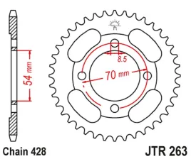 zebatka-tylna-jt-jtr263-38-honda-ct-100-peugeot-110-vox-kymco-110-stalowa