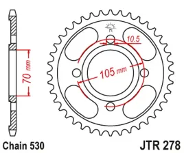 zebatka-tylna-jt-jtr278-34-honda-cb-250-cj-250-cb-360-400-stalowa
