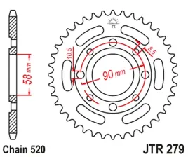 zebatka-tylna-jt-jtr279-42-honda-vt-125c-stalowa-wytrzymala-mocna