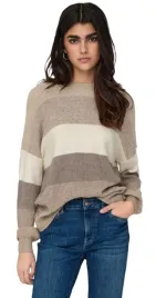 only-sweter-damski-15220044-bezowy-klasyczny-luzny-wygodny-modny