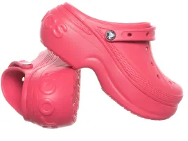 crocs-klapki-damskie-na-platformie-czerwone-wygodne-wsuwane-ogrodowe