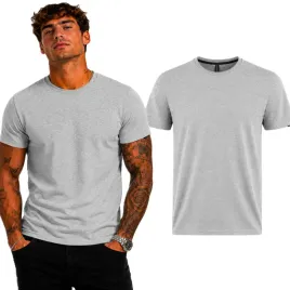 t-shirt-koszulka-meska-klasyczny-wygodny-modny-gladki-szary-bawelniany