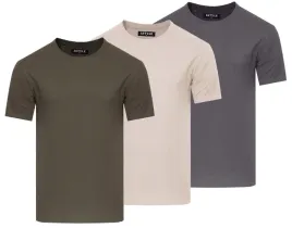 t-shirt-koszulka-meska-bawelniana-klasyczna-gladka-zestaw-3pack-komplet